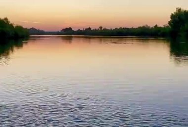 Beautiful river Prut in the countriside