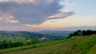 Beautiful landscape in the western part of Ukraine