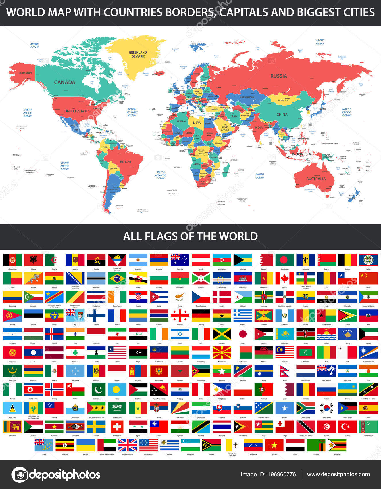 Alle Flaggen der Welt