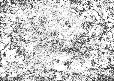 Soyut grunge arka plan. Sıkıntı doku yerleşimi. Pis, kaba zemin. Lekeli, hasarlı etkisi. Vektör çizim noktalar ve splatters