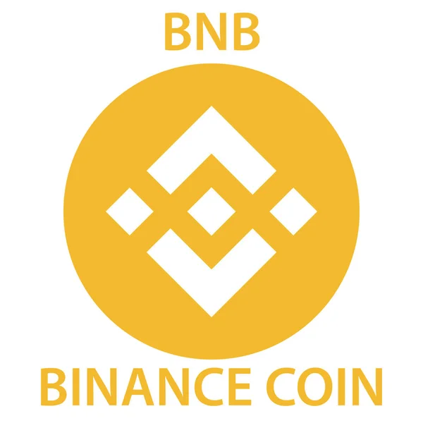 Binance para cryptocurrency blockchain simgesi. Sanal elektronik, Internet simge para veya cryptocoin, logo