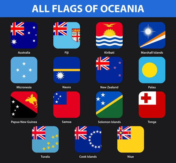 Conjunto de bandeiras de países asiáticos com acenando estilo de