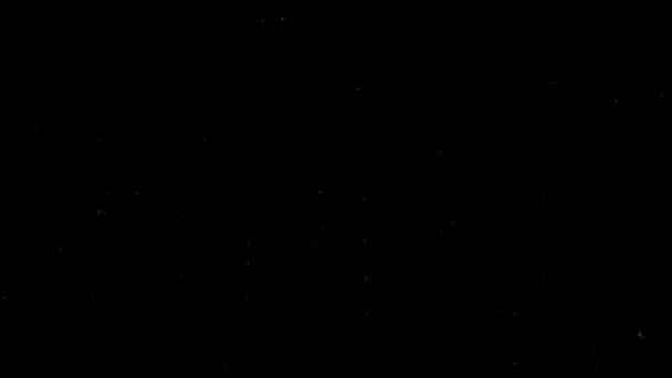Antiguo Efecto Película Con Polvo Arañazos Retro Superposición Grunge Film — Vídeo de stock
