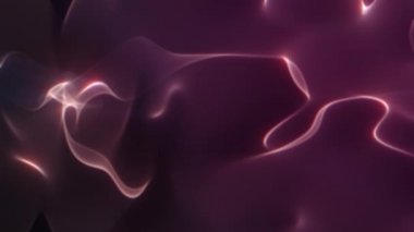 Soyut akışkan pürüzsüz fraktal dalgalar arka planı. Kusursuz döngü animasyonu gibi su