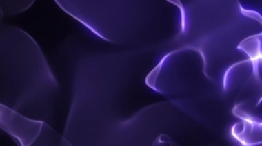 Soyut akışkan pürüzsüz fraktal dalgalar arka planı. Kusursuz döngü animasyonu gibi su