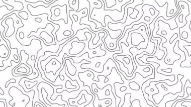 Kusursuz döngü fraktal çizgiler arka plan. Soyut arkaplan gibi topografik harita