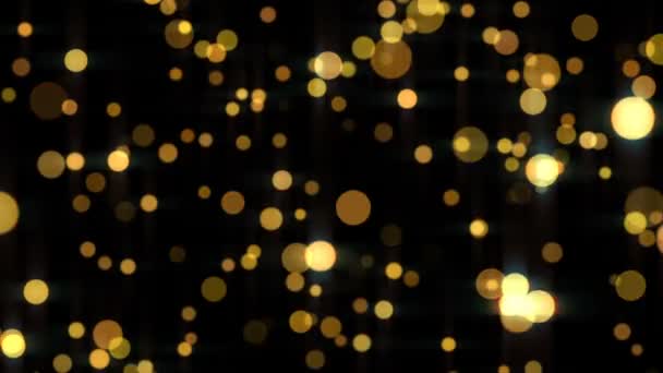 Abstract Bokeh Lights Background Blured Motion Background Moving Particles — Stock Video