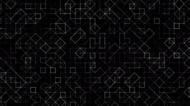 Soyut teknoloji hatları mozaik desen, şebekede çizgiler. İnsan Kaynakları, FUI. Kusursuz döngü arkaplanı