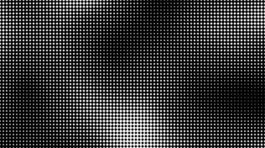 Soyut yarım ton hareket arkaplanı. Noktalar düzgün döngü halinde hareket ediyor