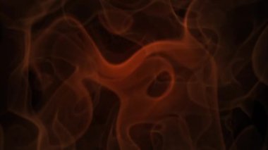 Soyut akışkan pürüzsüz duman dalgaları arka planı. Kusursuz döngü canlandırması