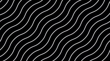 Hareket arkaplanı kıvrımlardan, çizgilerden oluşuyor. Kusursuz döngü