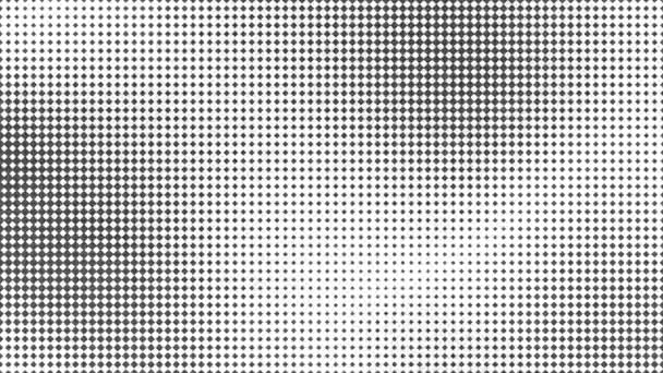 Abstract Halftone Motion Background Moving Dots Seamless Loop — Stock Video