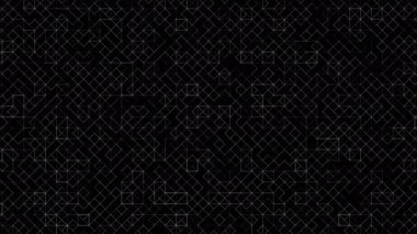 Soyut teknoloji hatları mozaik desen, şebekede çizgiler. İnsan Kaynakları, FUI. Kusursuz döngü arkaplanı