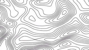 Kusursuz döngü fraktal çizgiler arka plan. Soyut arkaplan gibi topografik harita