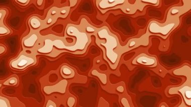 Sıvı katmanlı topografik haritaya benzeyen bir şeklin şekli. Kusursuz döngü fraktal formu arkaplanı.