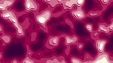 Sıvı katmanlı topografik haritaya benzeyen bir şeklin şekli. Kusursuz döngü fraktal formu arkaplanı.