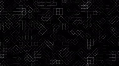 Soyut teknoloji hatları mozaik desen, şebekede çizgiler. İnsan Kaynakları, FUI. Kusursuz döngü arkaplanı