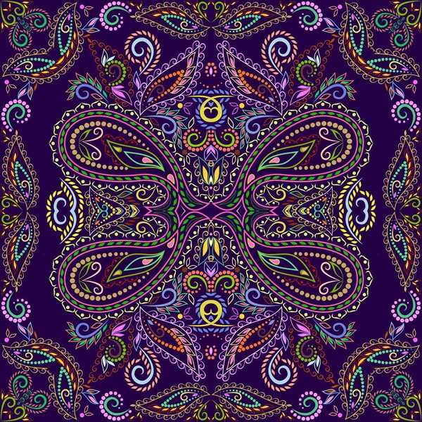 Bandana - paisley design. — vektorikuva