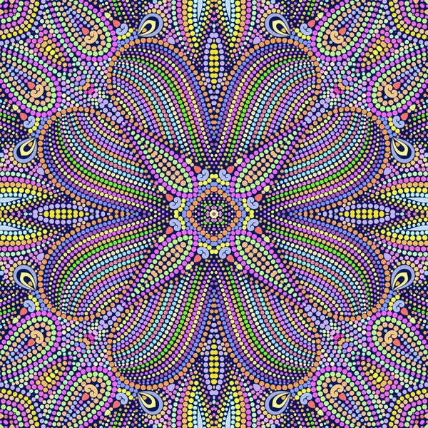 Modèle de paisley mosaïque sans couture . — Image vectorielle