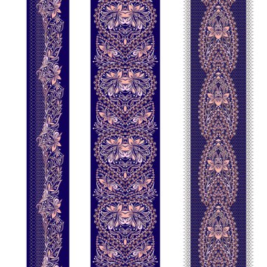 Kesintisiz dikey etnik sınır-set.