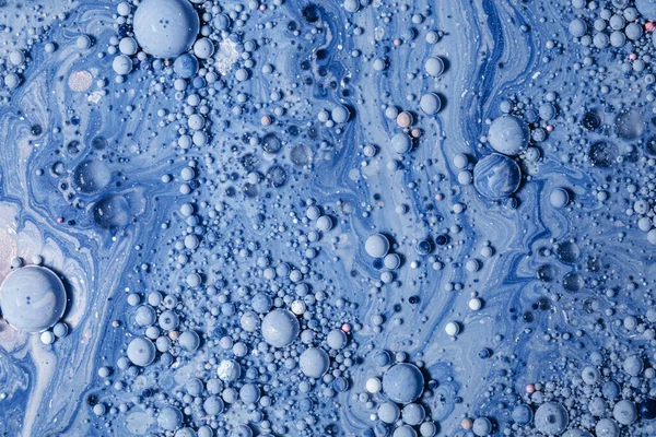 Burbujas Acrílicas Colores Fondo Abstracto Efecto Pintura Iridiscente — Foto de Stock