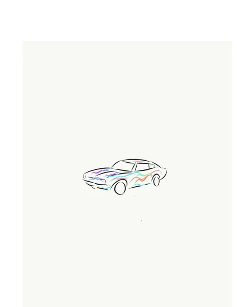 Car, Dash, minimalism, figure, image, design, dynamic, lightness, style, no color, only, dashes