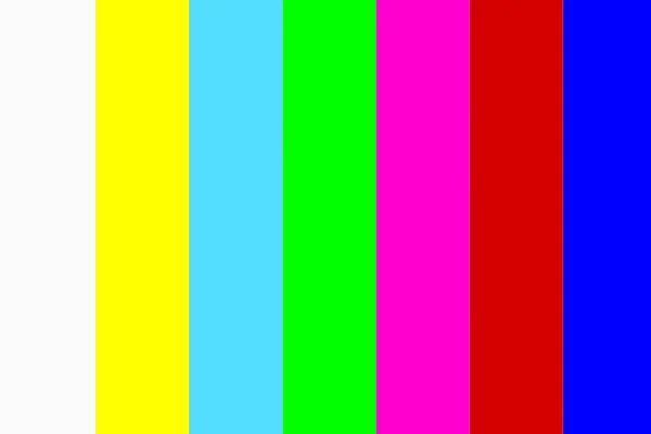 Красочный Сигнала Телевизионных Каналов Семью Цифровыми Цветами Плоский Дизайн — стоковое фото
