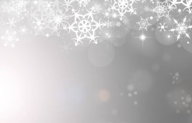 Bir gümüş, gri ve beyaz Noel kar tanesi desen, dokulu arka plan resmi.