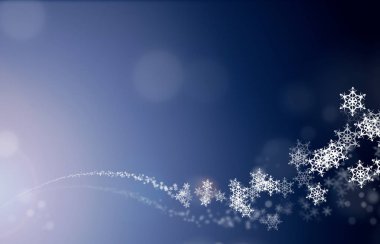 Bir mavi ve beyaz Noel kar tanesi desen, dokulu arka plan resmi.