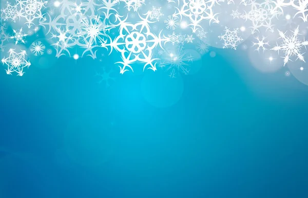 Illustration Eines Blau Weißen Weihnachtsschneeflockenmusters Strukturierter Abstrakter Hintergrund — Stockfoto