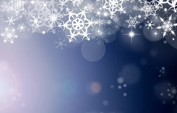 Ilustrace Modré Bílé Vánoční Snowflake Vzor Texturou Pozadí Abstraktní — Stock fotografie