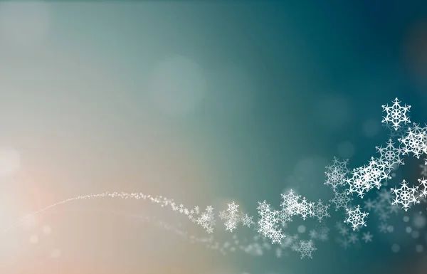 Obrázek Zelené Bílé Vánoční Snowflake Vzor Texturou Pozadí Abstraktní — Stock fotografie