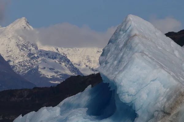 Gelo Icebergs Ambiente Columbia Glacier Columbia Bay Valdez Alaska — Fotografia de Stock