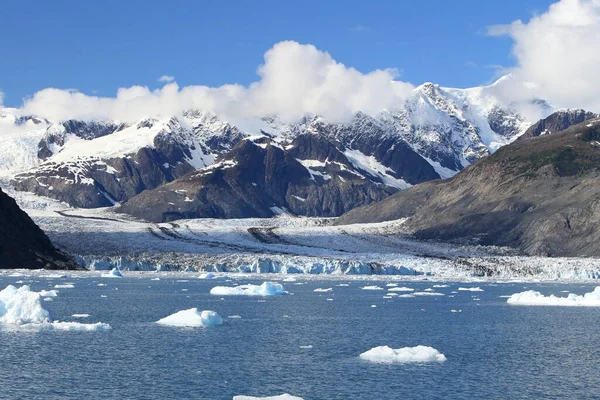Ghiaccio Iceberg Nell Ambiente Del Ghiacciaio Columbia Columbia Bay Valdez — Foto Stock