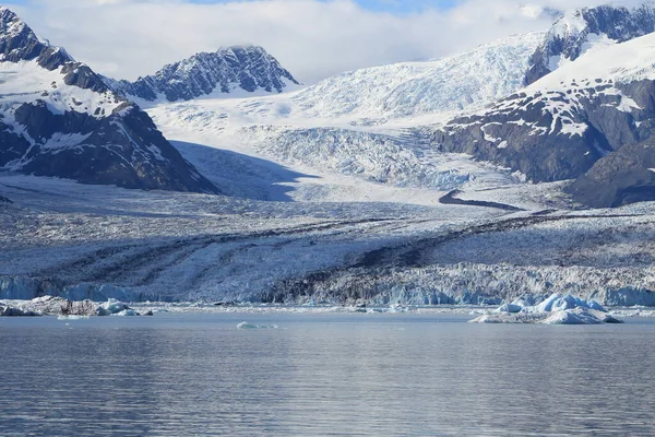 Hielo Témpanos Entorno Del Glaciar Columbia Bahía Columbia Valdez Alaska —  Fotos de Stock