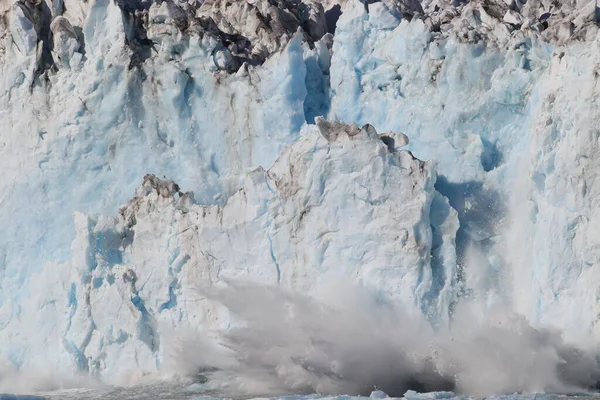 알래스카 밸디즈 컬럼비아만의 컬럼비아 빙하와 빙산의 — 스톡 사진