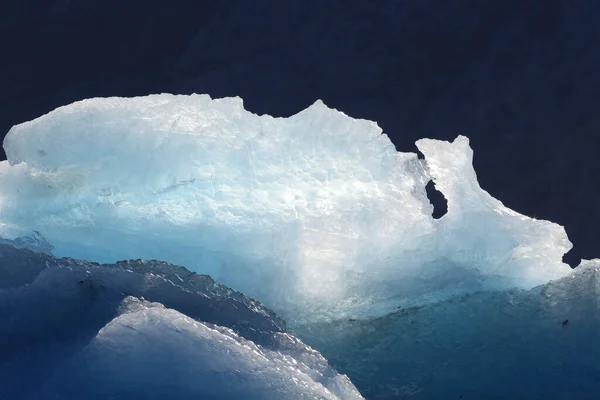 Eis Und Eisberge Der Umgebung Des Columbia Glacier Columbia Bay — Stockfoto