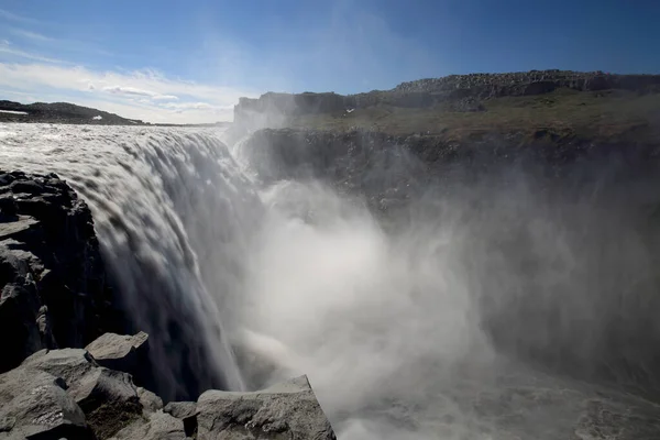 Dettifoss Waterval Nationaal Park Vatnajkull Ijsland — Stockfoto