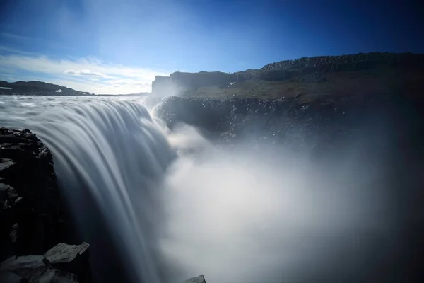 Dettifoss Waterfall Vatnajkull Nationalpark Island — Stockfoto