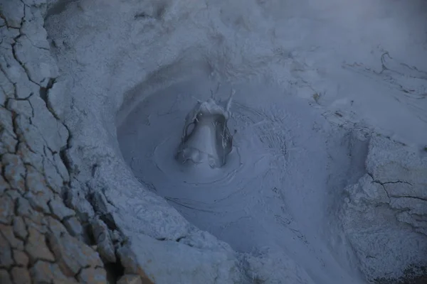 Геотермальна Зона Намафьел Хверир Міватн Ісландія — стокове фото