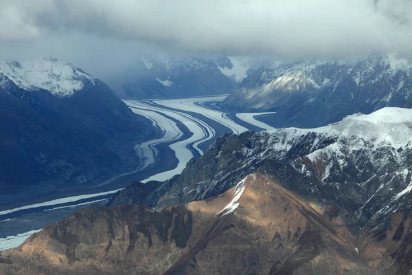 Wrangell Elias Fotografado Avião Alasca — Fotografia de Stock