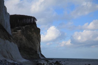 Moens Klint, high limestone cliff at the east coast of Denmark clipart