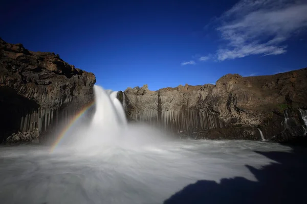Aldeyjarfoss Vodopád Řece Skjalfandafljot Severním Islandu — Stock fotografie