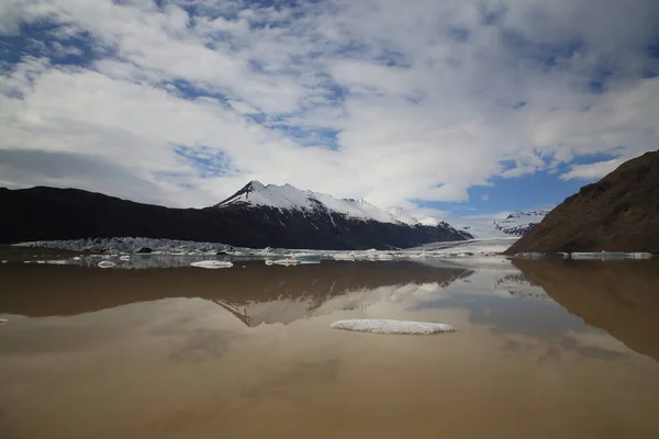 Ghiacciaio Heinabergsjokull Laguna Islanda — Foto Stock