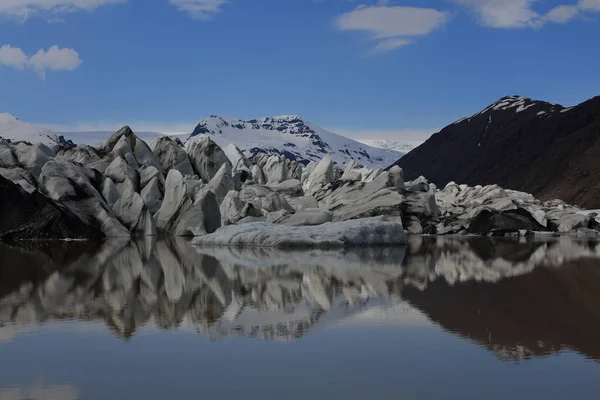 Heinabergsjokull Gleccser Lagúna Izlandon — Stock Fotó