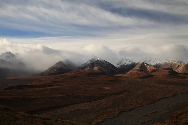Landschaft Die Denali Straße Denali National Park Alaska Usa — Stockfoto