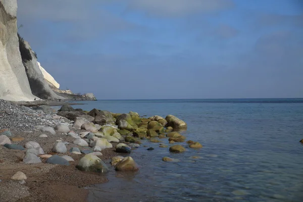 Moens Klint Alto Acantilado Piedra Caliza Costa Este Dinamarca —  Fotos de Stock