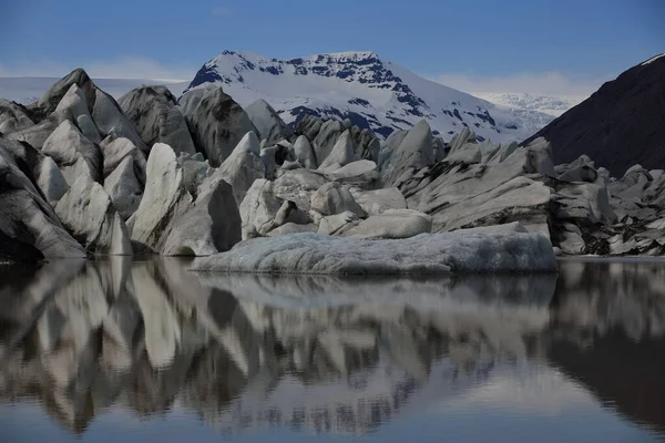 Geleira Lagoa Heinabergsjokull Islândia — Fotografia de Stock