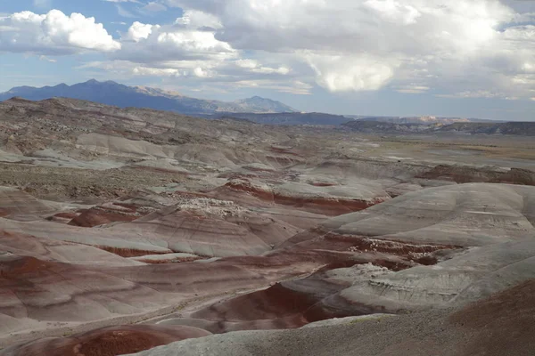 Vue Des Formations Rocheuses Rouges Dans Parc National Capitol Reef — Photo