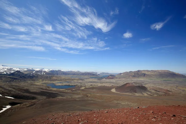 Vulkanisch Landschap Ijsland Berserkjahraun Snaefellsnes — Stockfoto